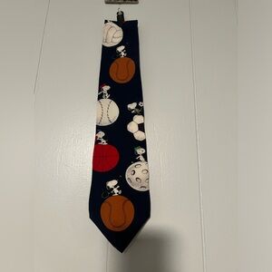 Peanuts snoopy mens tie